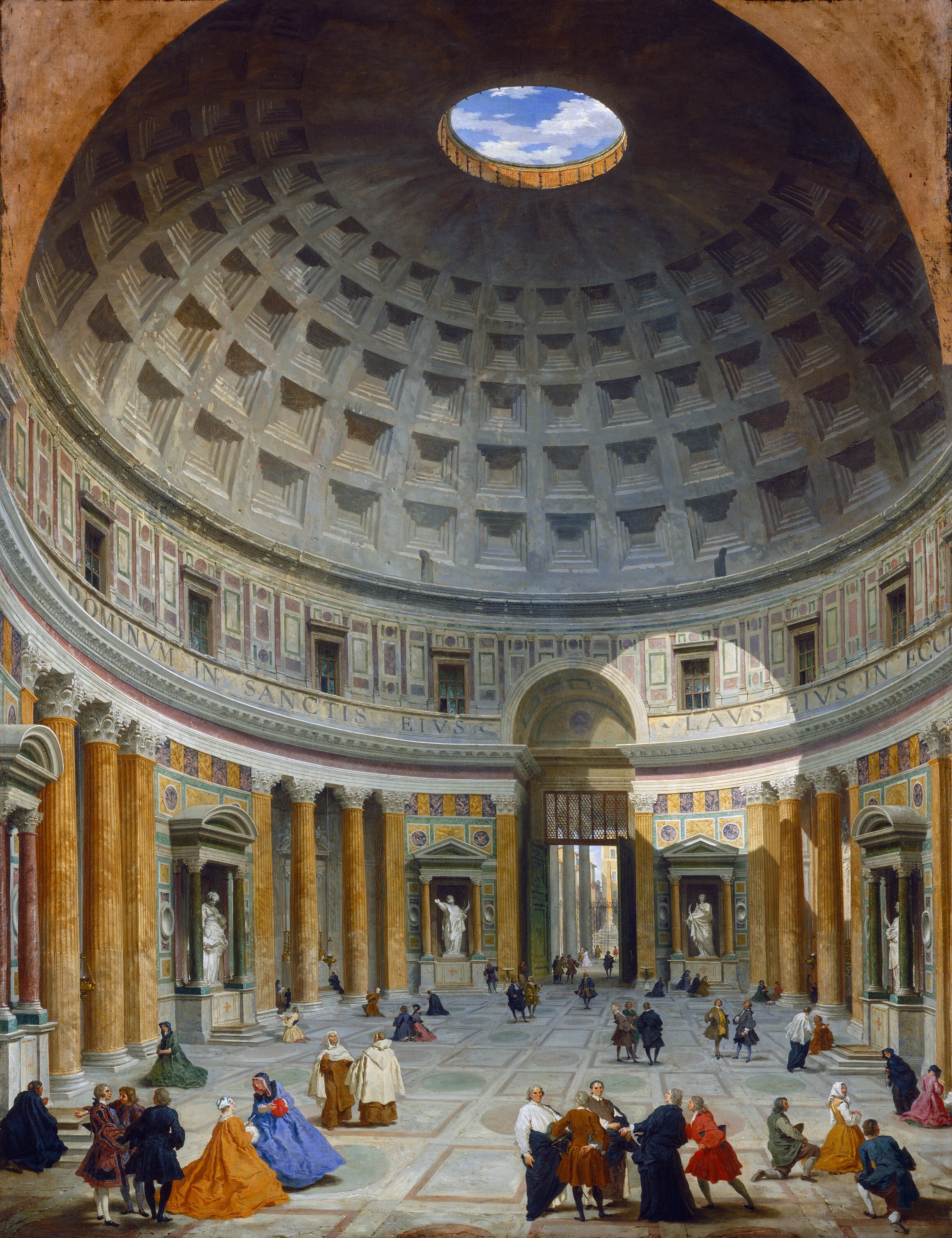 GIOVANNI PAOLO PANINI

Interior of the Pantheon, Rome, c. 1734