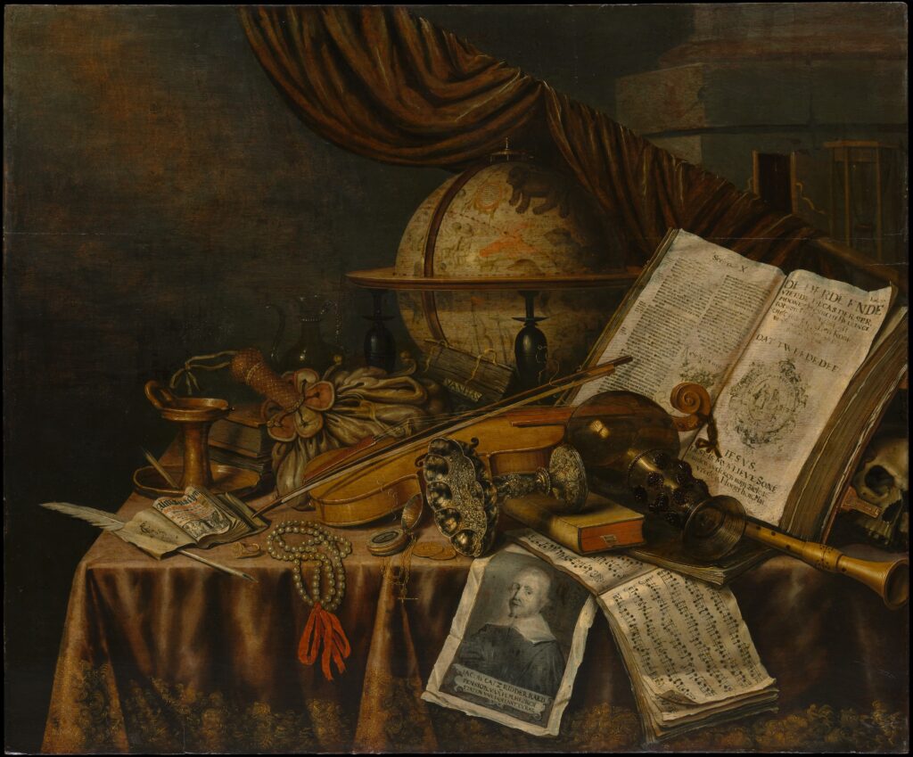 Vanitas Still Life 1662 Edwaert Collier 
